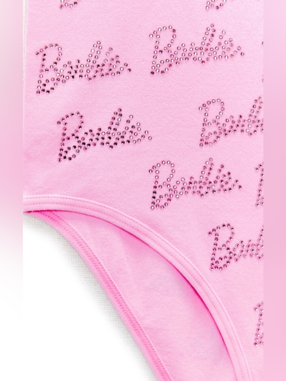 (M-L) Zara X Barbie Rhinestone Bodysuit - Picture 3 of 5